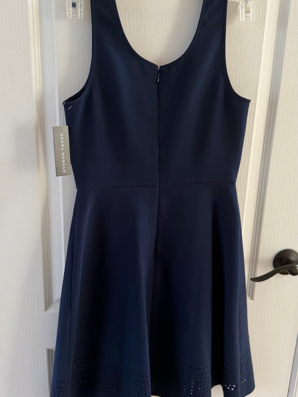 Donna Morgan Midnight Navy A-Line Dress